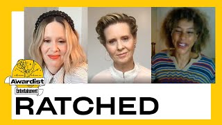 Sarah Paulson Cynthia Nixon and Sophie Okonedo Get Ratched  The Awardist  Entertainment Weekly [upl. by Anirtruc]