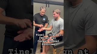 Carpal Tunnel Test called the Tinel’s Sign physicaltherapy OrthoEvalPal [upl. by Litsyrk208]