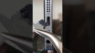 TEST Cleaning iPhone charging Port with hot glue and compressed air ❌ asmr satisfying [upl. by Marcoux]