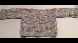 MAGLIA TUTORIAL COME FARE UN CARDIGAN DA BAMBINOA parte 2 di 2 [upl. by Rieth]