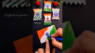 Happy Independence Day 🇮🇳 15 August  Tricolour Candy shorts trending shortvideo short [upl. by Orrin622]