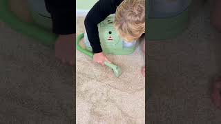 Bissell Little Green Machine Carpet Cleaner REVIEW [upl. by Oakie415]