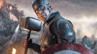 Captain America Lifts Thors Hammer Mjolnir Scene  AVENGERS 4 ENDGAME 2019 Movie Clip [upl. by Ahsiemal599]