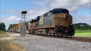 Chasing CSX L231 Goldsboro to NE Belfast [upl. by Cinelli]