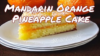 Mandarin Orange Pineapple Cake  Faye Thompson  southerncooking [upl. by Ailak759]