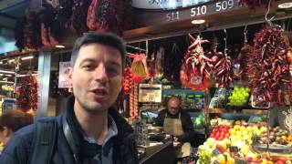 Śniadanie na targu Boqueria w Barcelonie [upl. by Kreg927]