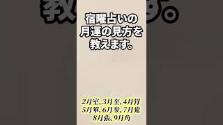 竹本光晴【宿曜占星術】宿曜占いの月運の見方を教えます。 shorts 光晴堂 竹本光晴 占い 宿曜占星術 2024年 [upl. by Arihk]