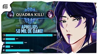 RUMO AO TOP 1 APHELIOS DO BRASIL  FUI MID DEI UM QUADRA KILL E SO2061 [upl. by Leacock317]