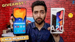 Samsung Galaxy A20  Unboxing amp First Impressions  With A SURPRISE🔥 [upl. by Affrica]