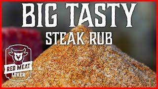 How to Season Steak w SIMPLE Big Flavor Steak Seasoning Recipe [upl. by Sivartal]