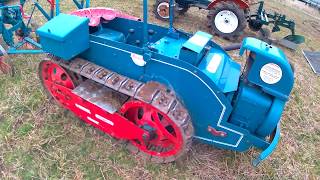 1956 Ransomes MG6 06 Litre 1Cyl Petrol Crawler Tractor 8HP with Ransomes Plough [upl. by Elaval409]