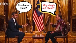 Watch Western Propaganda Tries to Get Through Malaysian PM [upl. by Esaele]