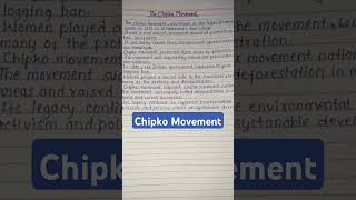 What Is Chipko Movement chipkomovement chipkoandolan mintossmood [upl. by Yer]