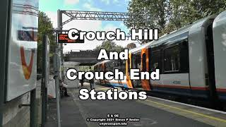 Crouch Hill and Crouch End railway stations [upl. by Conyers]