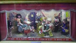 Vintage Pelham Puppet Show Amusement Arcade Machine [upl. by Kohsa643]