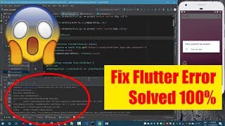 100 Solved Fix Flutter Errors Such as Program linking failed [upl. by Kussell346]