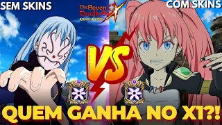 RIMURU TEMPEST VS MILIM NAVA COM SKINS NO X1 QUEM GANHA  The Seven Deadly Sins [upl. by Prudi]