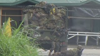 Philippine Troops Continue to Battle IS Inspired Militants [upl. by Ytte]