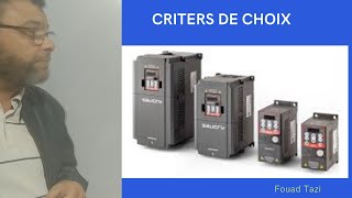 Video N°109 Criteres de choix dun variateur de frequence [upl. by Nnalatsyrc]