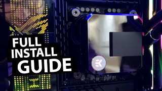 EK Elite 360mm AIO Install Instructions Full Guide [upl. by God]