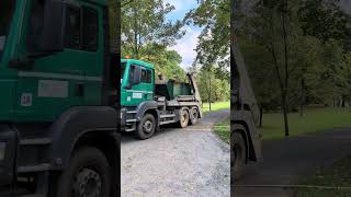 Waste collection Man TruckSvoz odpadu Man Truck [upl. by Enaht]