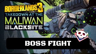 Borderlands 3 Takedown at the Maliwan Blacksite  Wotan the Invincible Boss Fight Mayhem 11 [upl. by Lleira]