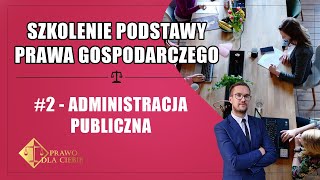 Podstawy prawa gospodarczego 2  Administracja publiczna [upl. by Autrey]