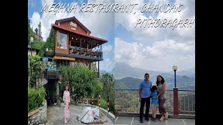 Meghna Restaurant Chandak Pithoragarh  Pithoragarh Tourist Places  Meghna Cafe On The Rocks [upl. by Sucramel]