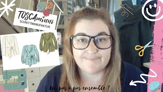 VLOG COUTURE LA VESTE ODILE de toscaminni [upl. by Ateloj332]