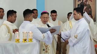 Ordination to Diaconate Rev Jeffrey Oracion Archdiocese of Ozamis presided by Abp Martin S Jumoad [upl. by Nomla]