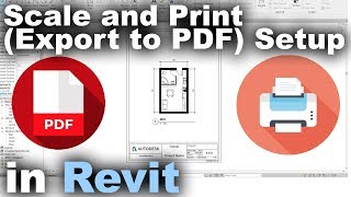 Scale and Print Export to PDF Setup in Revit Tutorial [upl. by Peers664]