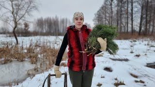 LIFE in the a remote Ukrainian village CHRISTMAS IN THE VILLAGE [upl. by Camellia]