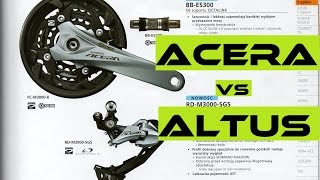 Part 2 Shimano MTB Groupset Overview Altus vs Acera Buyers Guide  Review [upl. by Nyrad]