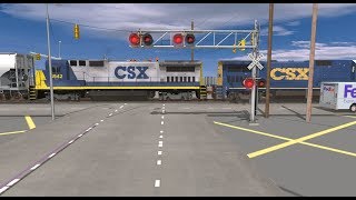 Trainz Railfanning Sneak Peek Tarboro NC CSX ACL [upl. by Aicinoid]