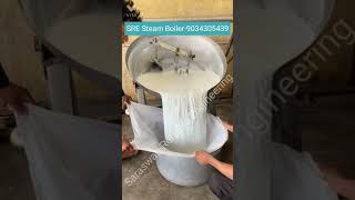 Paneer making using Regenerating Steam Boiler khoyamachine [upl. by Arrio]