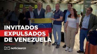 “Es una dictadura desquiciada Hemos sido maltratados” diputados expulsados de Venezuela [upl. by Stewart]