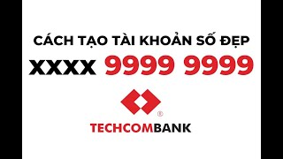 Cách mở tài khoản và làm thẻ ATM Techcombank online miễn phí [upl. by Caesar]