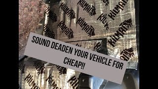 How To Completely Sound Deaden a Car for Cheap [upl. by Atenaz587]