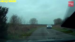 Dashcam footage of the Kingswinford plane crash on Doctors Lane [upl. by Araec]