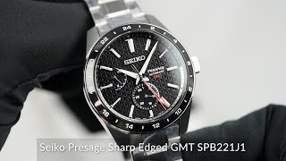 Seiko Presage Sharp Edged GMT SPB221J1 [upl. by Atiniuq]