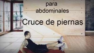 Cruce de piernas  Ejercicios para abdominales [upl. by Hiltner668]