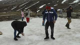 Snow fight in Sikkim zeropoint [upl. by Geraint461]