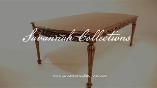 Luxury Furniture Dining Table by Savannah Collections  Henredon [upl. by Aronas500]