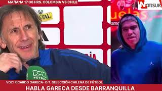 Habla Ricardo Gareca desde Barranquilla [upl. by Nauqed]