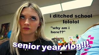 a senior year school vlog i ditched haha [upl. by Coppins607]