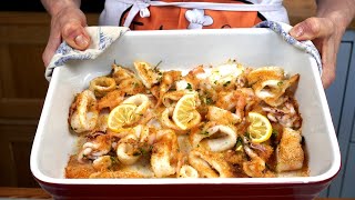 Calamari Gratinati al Limone Ricetta Pronta in 10 Minuti [upl. by Banerjee644]