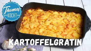 Kartoffelgratin selber machen  so gehts [upl. by Ecirted]