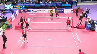 EPIC COMEBACKby MALAYSIAN SEPAK TAKRAW team against INDONESIA  ASIAN GAMES 18 [upl. by Alina]