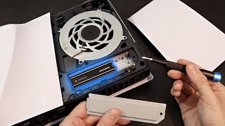 PS5 Slim How To Install An M2 SSD [upl. by Okihcas]