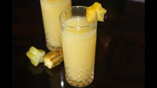 ചതുരപ്പുളി ജ്യൂസ്  Star Fruit Juice  Carambola [upl. by Nnuahs]